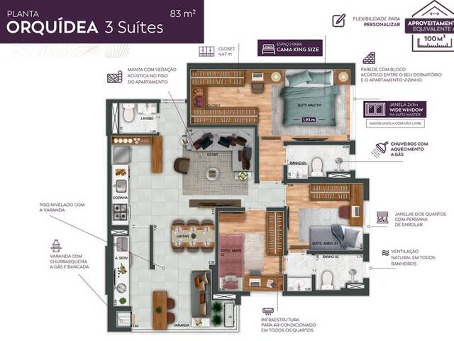 Apartamento para Venda em São José dos Campos - 2